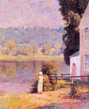 A Summer Day by the River Artwork by Daniel Garber