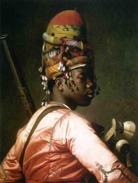 Black Bashi-Bazouk Artwork by Jean Leon Gerome