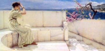 Expectations, 1885 Artwork by Sir Lawrence Alma Tadema