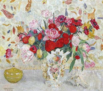Flower Bouquet Artwork by Leon De Smet