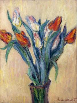 Vase Of Tulips Artwork by Claude Oscar Monet
