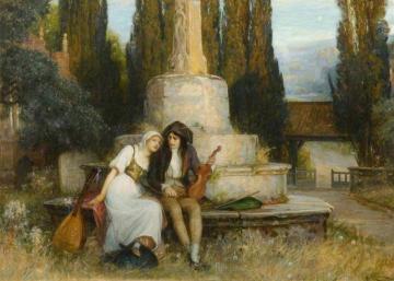 Strollers' Reverie Artwork by Robert Walker Macbeth