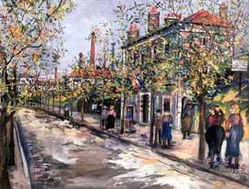 Avenue Des Ternes, Porte De Champerret Artwork by Maurice Utrillo