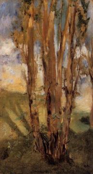 Study of Trees Artwork by Edouard Manet