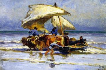 Fishing Boats Artwork by Mathias J. Alten