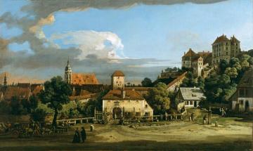 Pirna, The Obertor From The South Artwork by Bernardo Bellotto