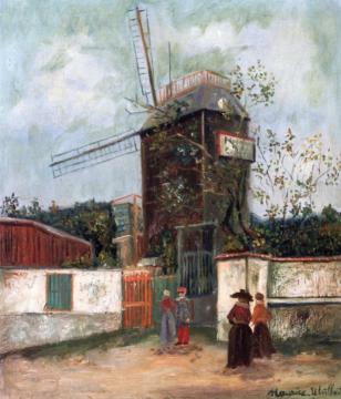 The Moulin de la Galette Artwork by Maurice Utrillo