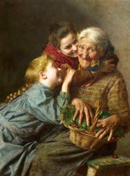 Grandmother Artwork by Gaetano Bellei