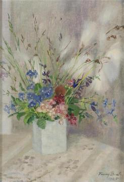 Bouquet of Flowers Artwork by Fanny Brate
