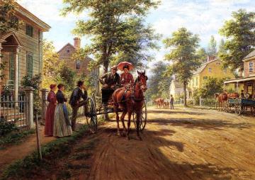 One Sunday Afternoon Artwork by Edward Lamson Henry