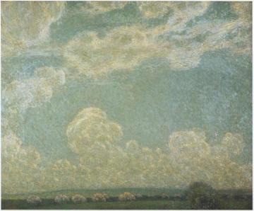 Spring Sky Artwork by Henri Le Sidaner