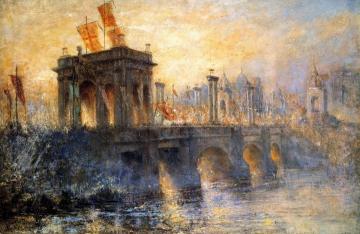Princess Bridge Artwork by Frederick McCubbin