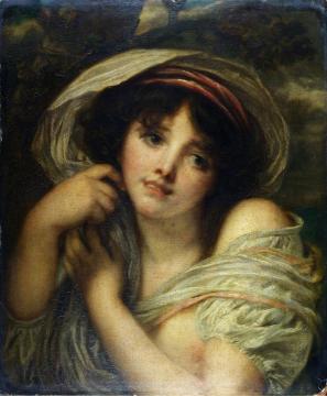 A Girl Artwork by Jean-Baptiste Greuze