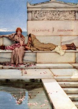 Xanthe and Phaon Artwork by Sir Lawrence Alma Tadema