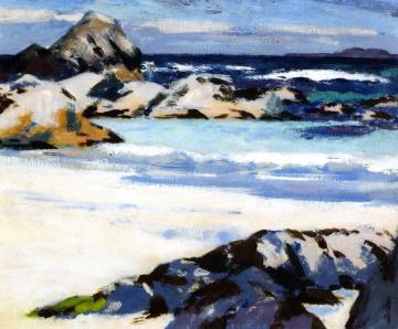 A View from Iona Looking Towards Lunga Artwork by Francis Campbell Boileau Cadell