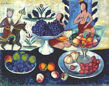 Still Life With Fruit Artwork by Ilya Mashkov