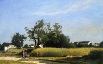 A Walk In The Countryside Artwork by Eugene-Antoine-Samuel Lavielle