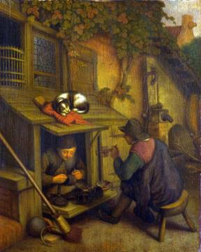 A Cobbler Artwork by Adriaen van Ostade