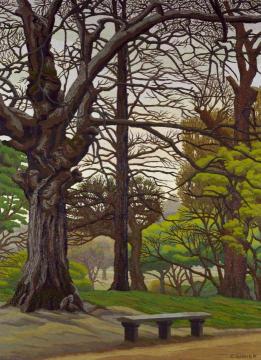 Hampstead Heath - Spring Artwork by Charles Ginner