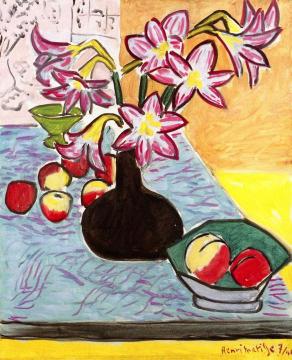 Vase of Amaryllis Artwork by Henri Matisse