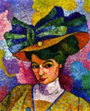 Woman With A Hat Artwork by Jean Metzinger