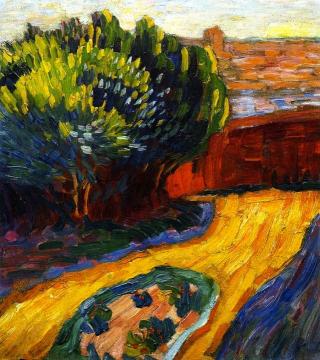 Garden Path in Carantec Artwork by Alexej Jawlensky
