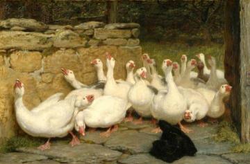 An Anxious Moment Artwork by Briton Riviere