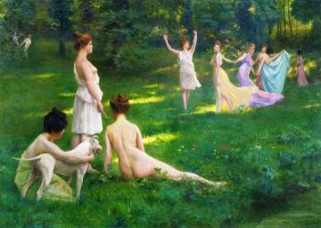 Les Chasseuresses Artwork by Julius LeBlanc Stewart