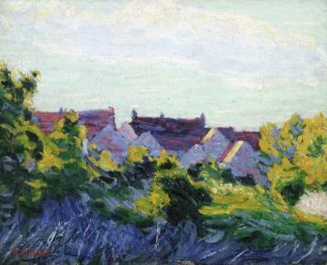 Red Roofs Artwork by Roderic OConnor