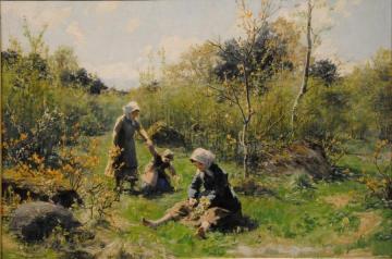 Spring Landscape In Ryd Artwork by Johan Krouthén