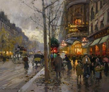 Theatre Du Vaudeville Artwork by Edouard Léon Cortes