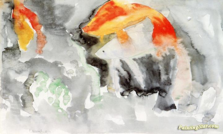 Fish Series No. 5 Artwork by Charles Demuth