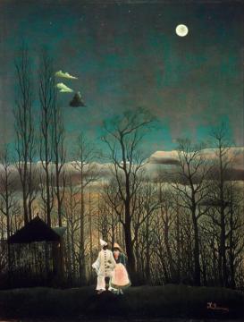 A Carnival Evening Artwork by Henri Rousseau