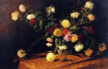 Chrysanthemums Artwork by Mathias J. Alten