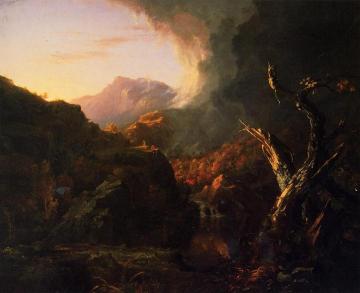 Landscape with Dead Trees Artwork by Thomas Cole