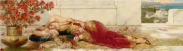 A Languid Harem Beauty Artwork by Emile Eisman-Semenowsky
