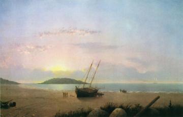 New England Coastal Scene - Cape Ann Beach Artwork by Fitz Hugh Lane