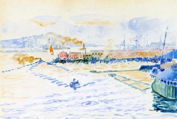 The Port of Toulon Artwork by Henri Edmond Cross
