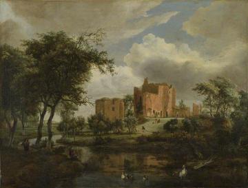 The Ruins of Brederode Castle Artwork by Meindert Hobbema