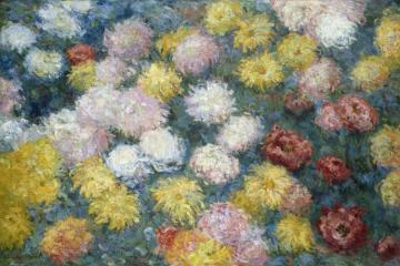 Chrysanthemums Artwork by Claude Oscar Monet