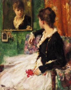The Looking Glass Artwork by Fernand Toussaint