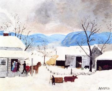 Thanksgiving Artwork by Anna Mary Robertson Grandma Moses