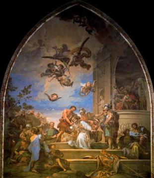 The Beheading Of St. Eugenio Artwork by Francisco Bayeu y Subias