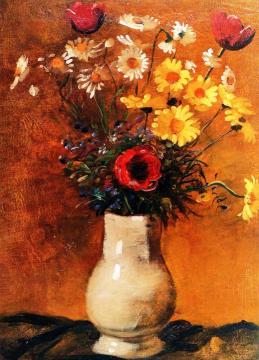 Vase Of Flowers Artwork by Andre Derain