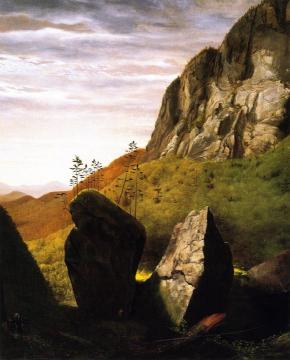The Great Adirondack Pass, Painter On The Spot Artwork by Charles Cromwell Ingham