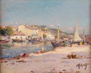 The Port of Cassis Artwork by Charles Malfroy