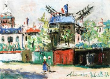 The Moulin de la Galette Artwork by Maurice Utrillo