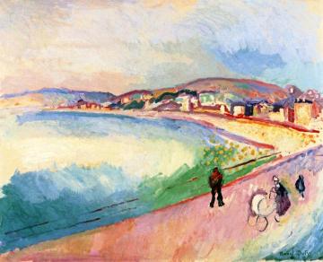 The Beach at Sainte-Adresse Artwork by Raoul Dufy
