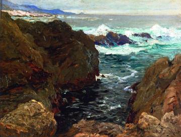 The Coast of Brittany Artwork by Henry Moret