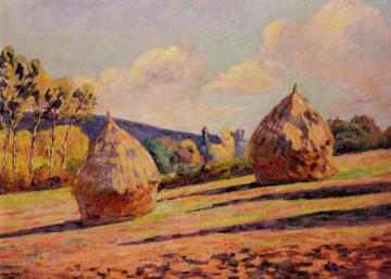 Grainstacks Artwork by Armand Guillaumin